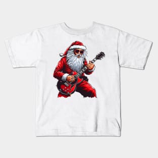 Guitar Santa Kids T-Shirt